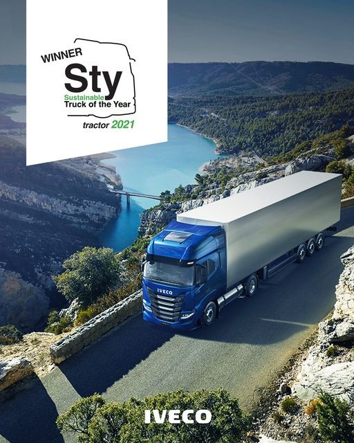 IVECO S-Way NP 460 LNG is uitgeroepen tot Sustainable Truck of the Year 2021 